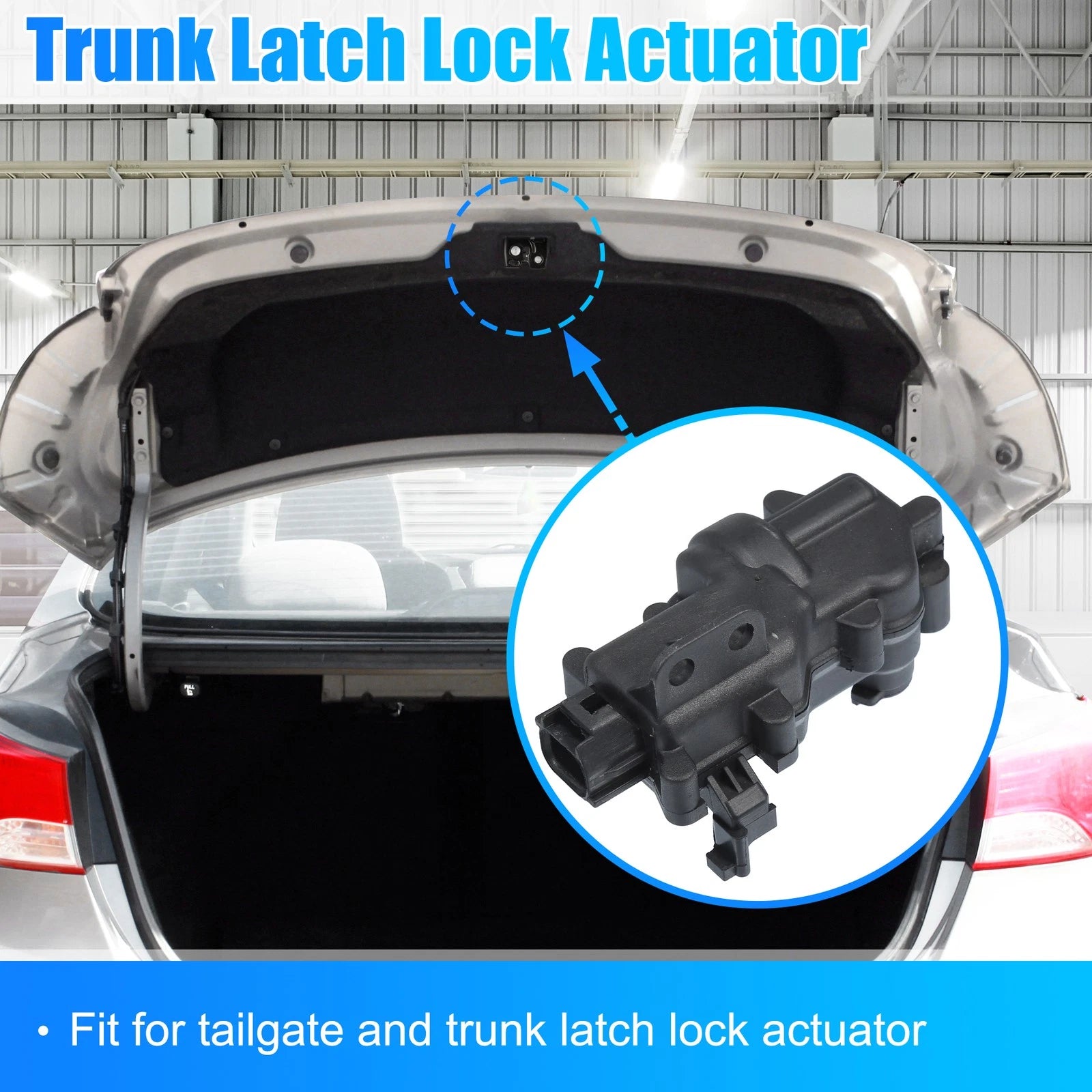 Tailgate Trunk Latch Lock Actuator Replacement for Dodge Grand Caravan (2001–2007)