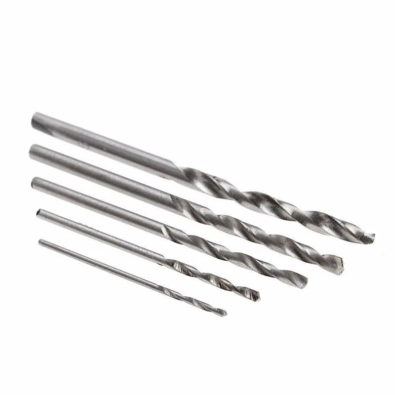 50pcs HSS Coated Drill Bits Set for Wood Plastic (1mm-3mm)