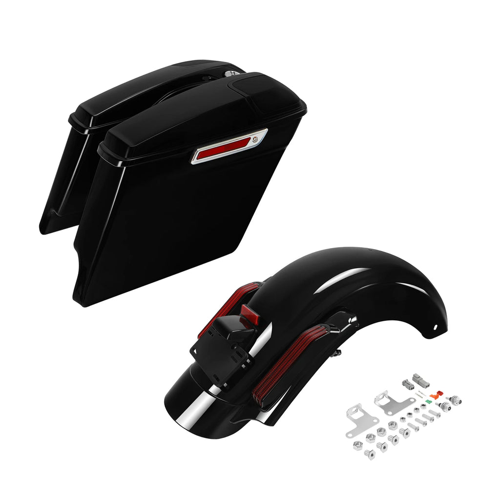 Stretched Saddlebags Speaker Grill for Harley Touring (2014–2023)