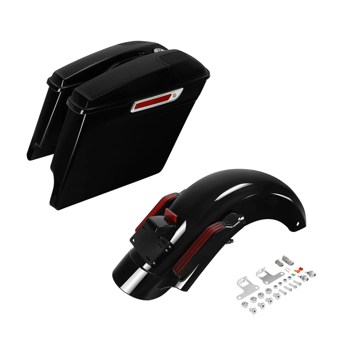 Stretched Saddlebags Speaker Grill for Harley Touring (2014–2023)