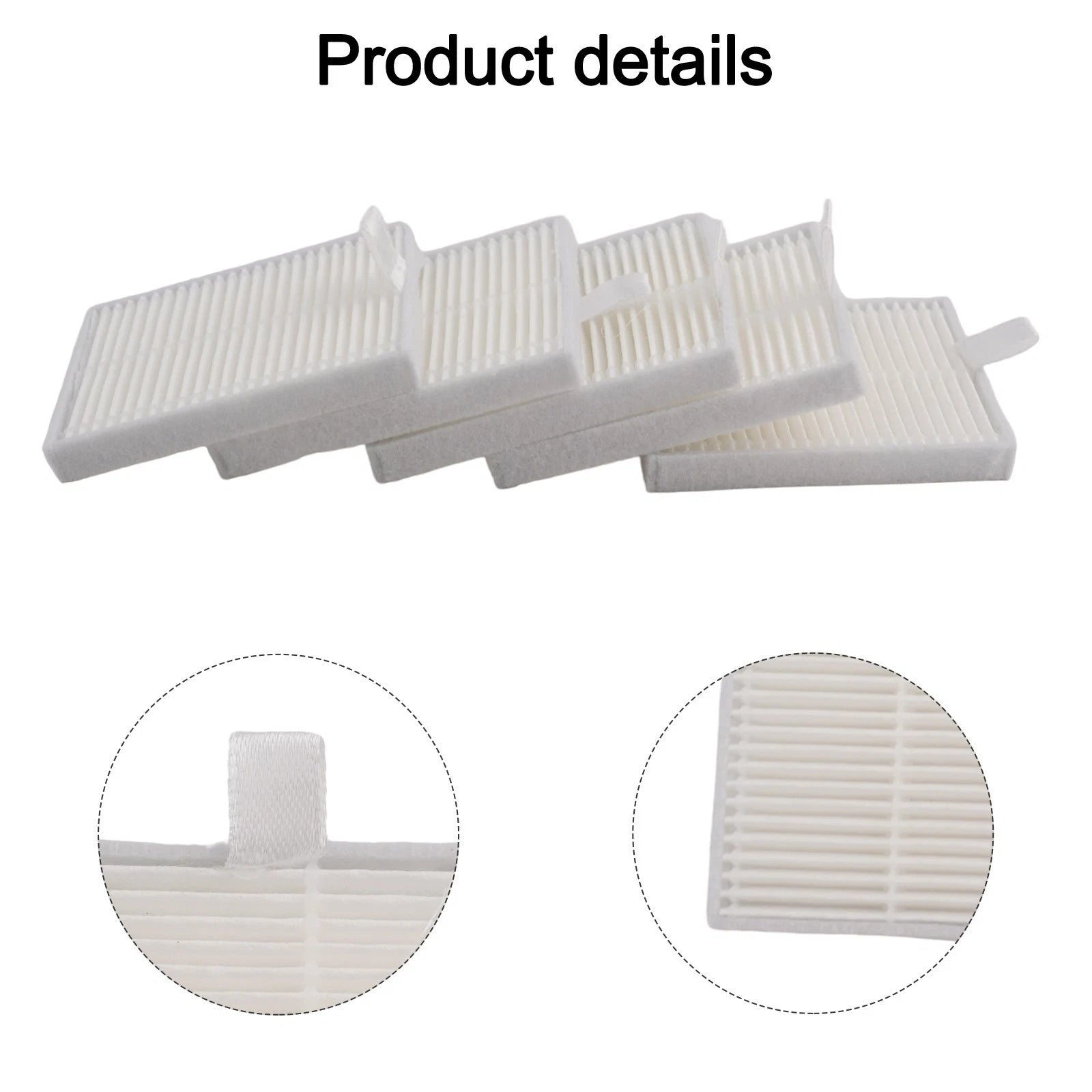 5X Filter Kit for Lubluelu Robot Vacuum Cleaner
