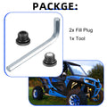 Front Differential Fill Drain Plug Tool Kit for Polaris RZR 570 800 900 1000