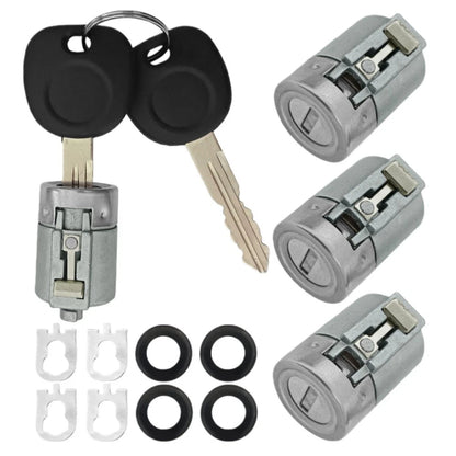 4x Door Lock Cylinder w/ Keys For 01-10 Chevy GMC Express Savana 1500 2500 3500