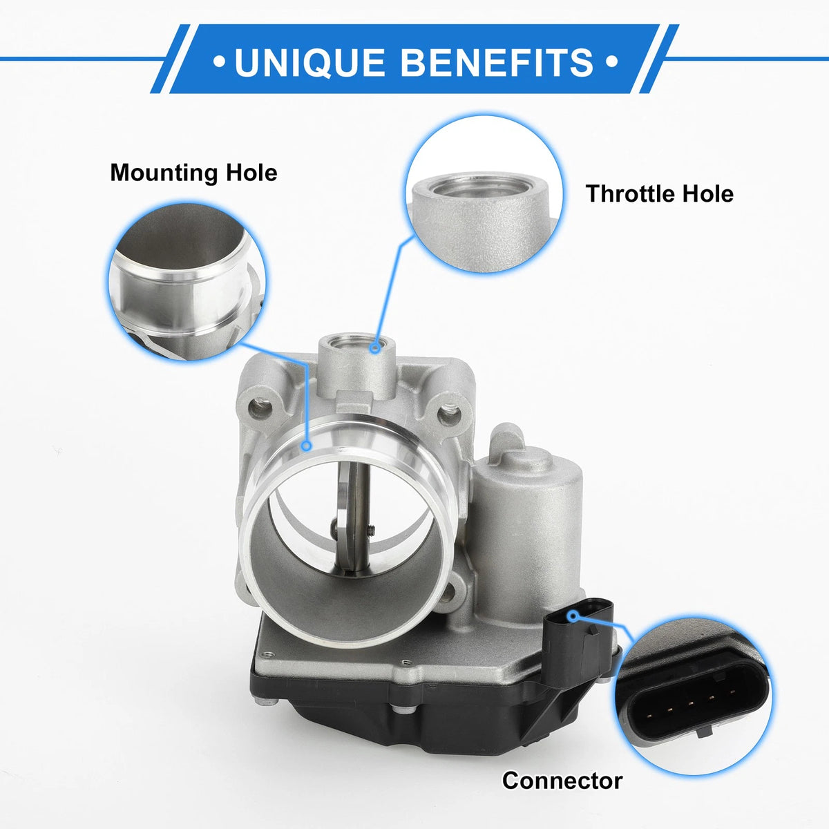 Throttle Body Actuator OEM Replacement for Hyundai i30 Tucson Santa Fe (2016–2016)