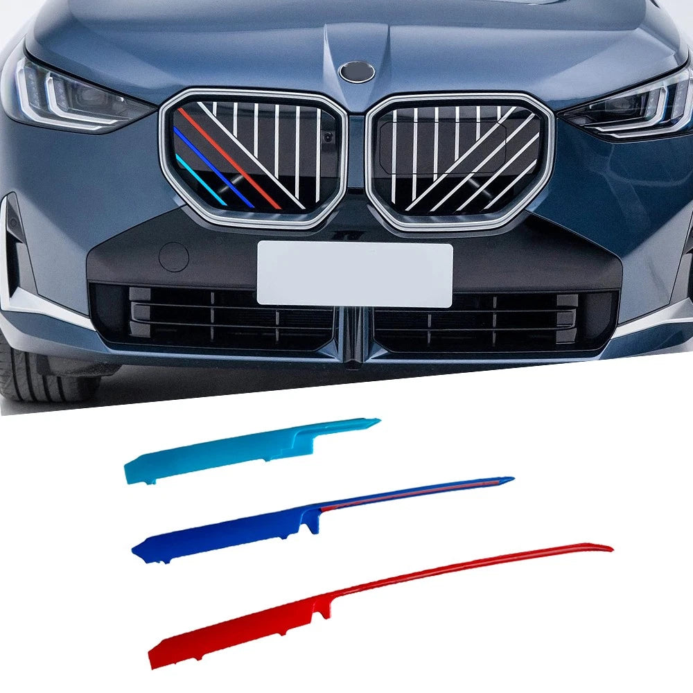 Kidney Grille M-Color Cover Stripe Clip Trim for BMW X3 G45 (2025–2026)