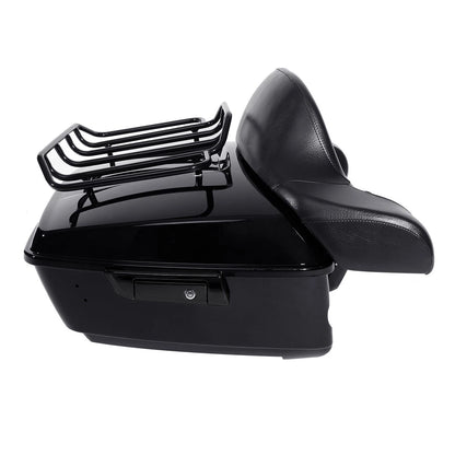 Trunk Luggage Backrest Mounting Rack for Harley Fat Boy (2008–2017) Black