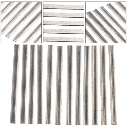 12pcs Reversible Tungsten Carbide Straight Blades for Woodworking Planer