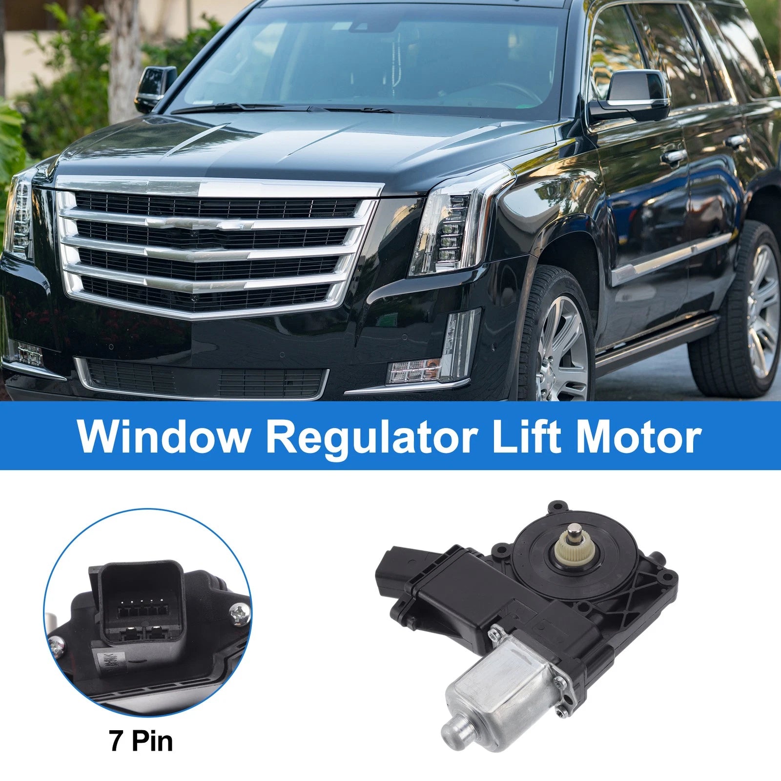 Power Window Regulator Lift Motor Replacement for Cadillac Escalade (2015–2020)