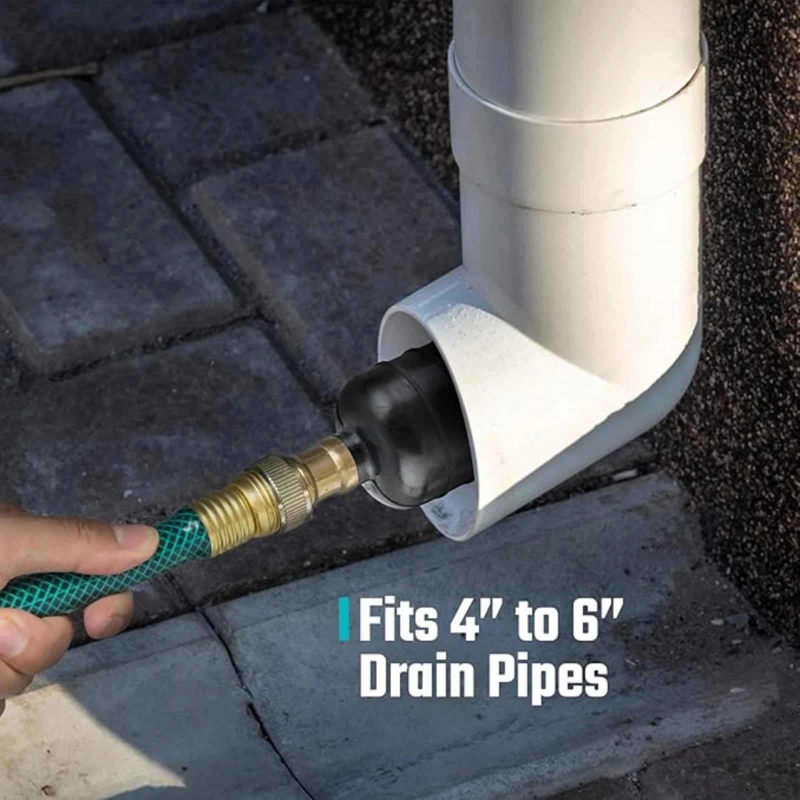 Large Drain Cleaning Bladder for 4 to 6 Inch Pipes
