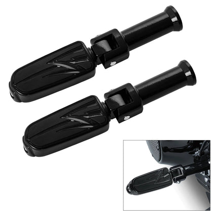 Driver Passenger Footpegs Bracket for Harley Softail Fat Bob Low Rider (2018–2023)