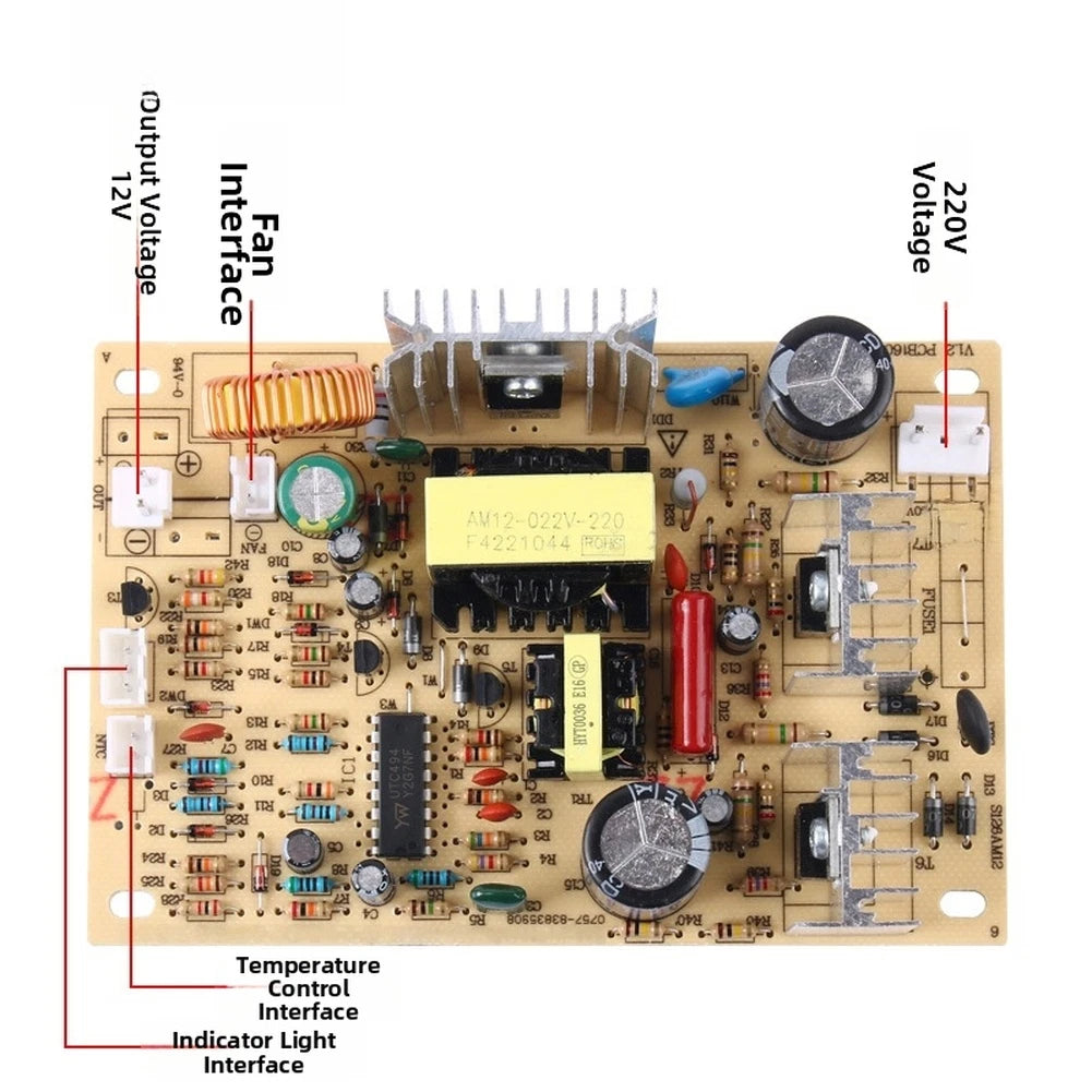 Power Supply Interface Board AC220V to DC12V for Water Dispenser