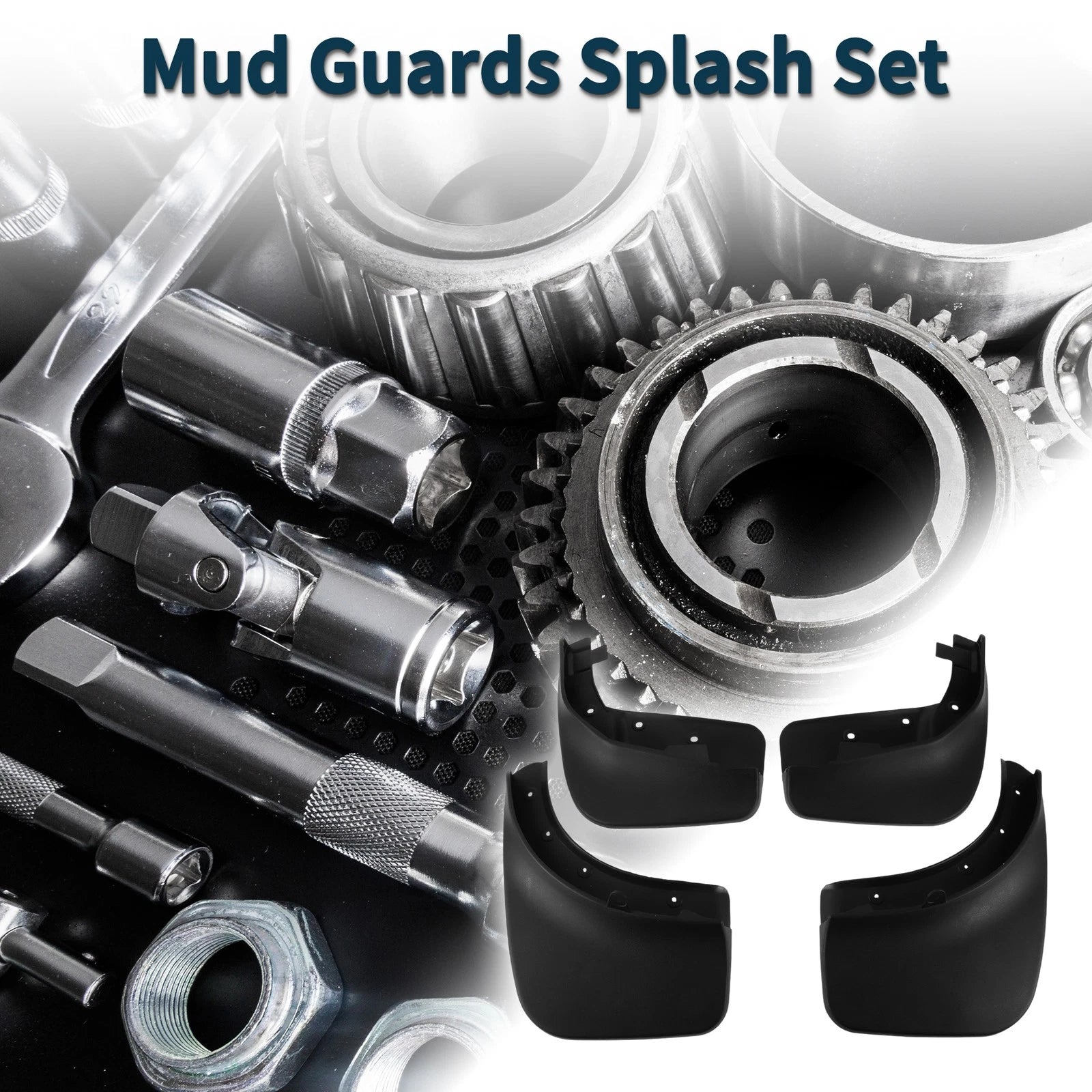 Mud Flaps Splash Guards 1 Set for Volkswagen Touareg (2011–2017)