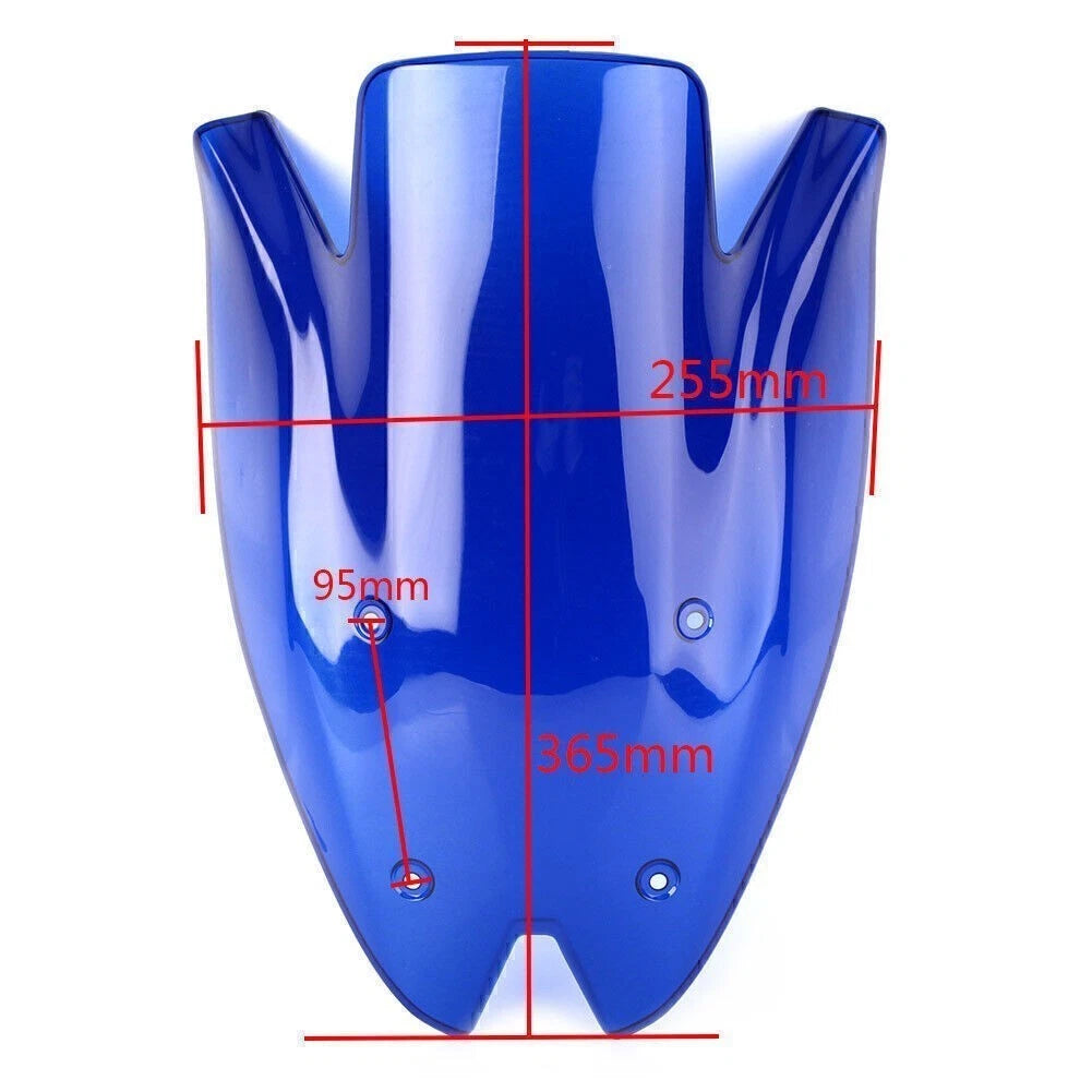 Double Bubble Windshield for Kawasaki Z1000 (2010–2013) Deep-Iridium
