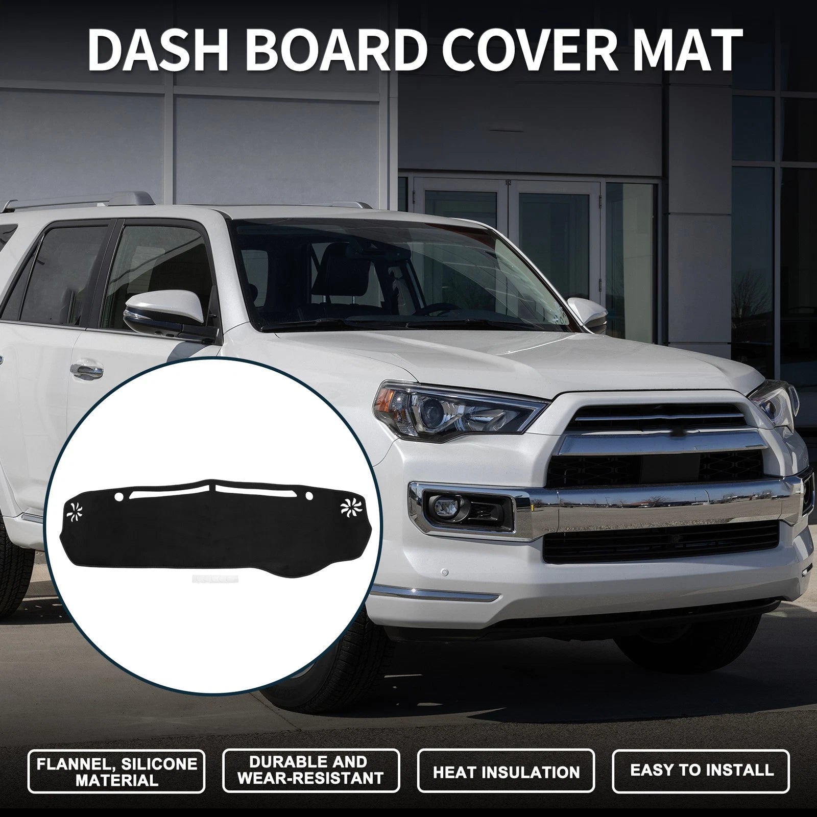 Dash Cover Mat Sun Protector Pad for Mazda Flair Crossover (2010–2015)