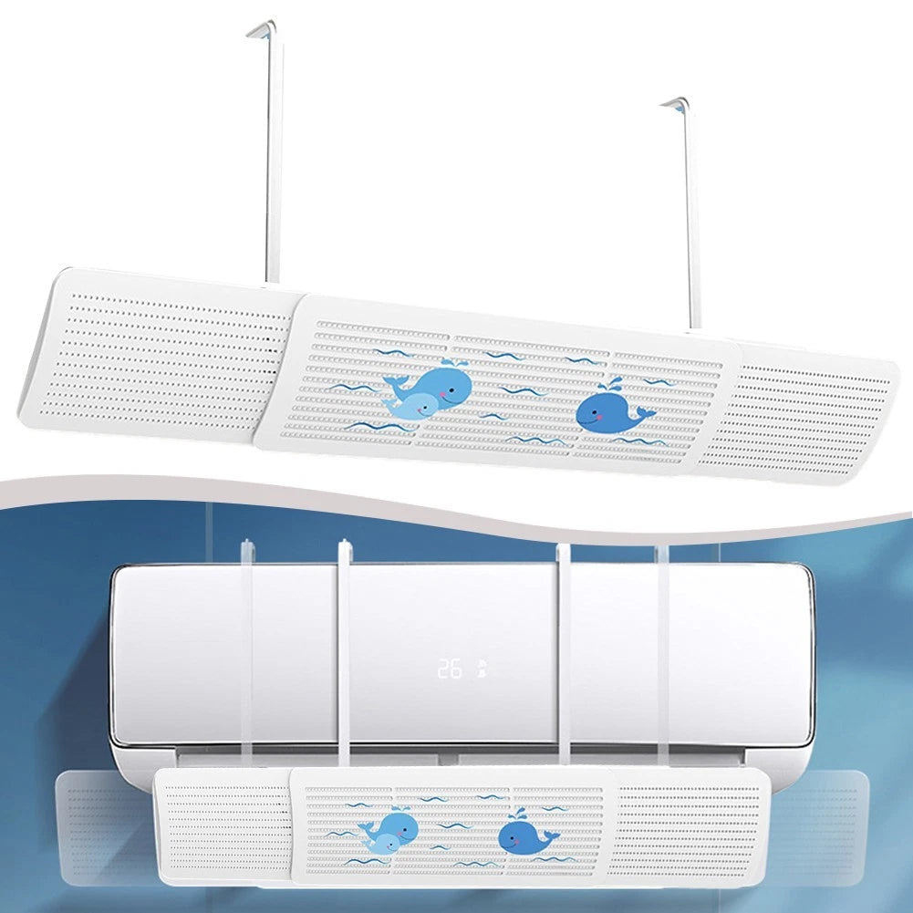 Adjustable Air Conditioner Deflector for