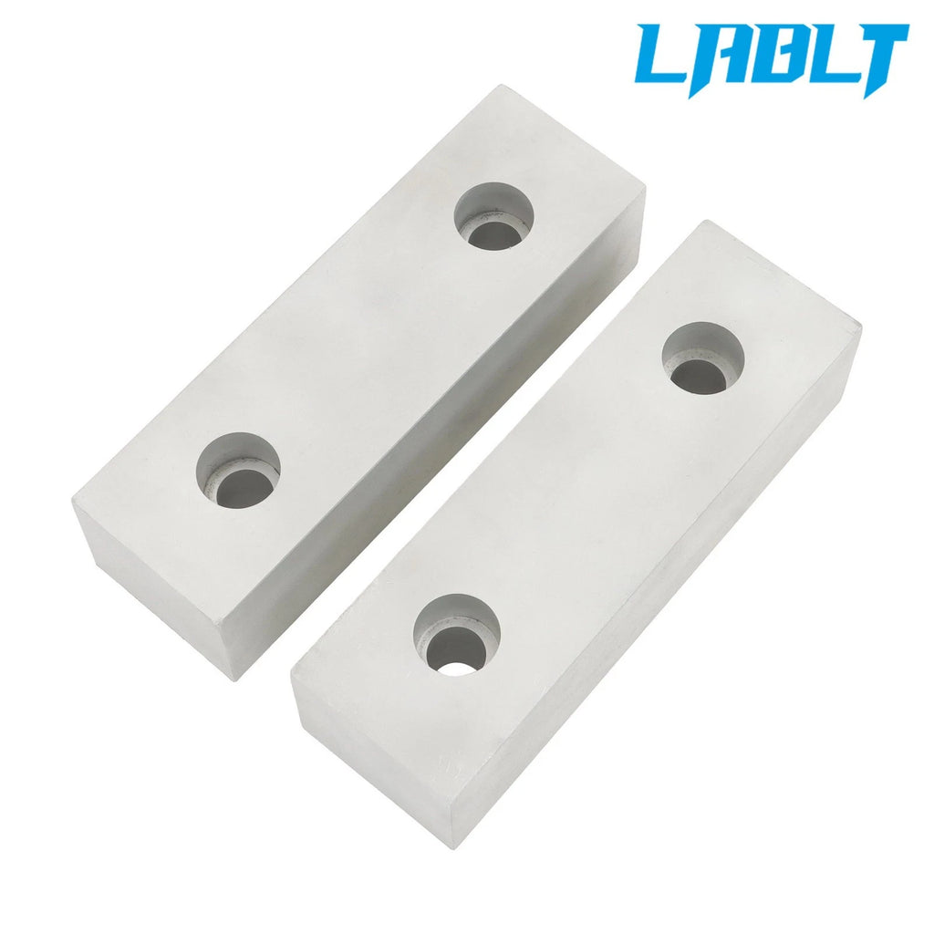 2X 8" Aluminum Machinable Soft Jaws for 8" Vises (LABLT)