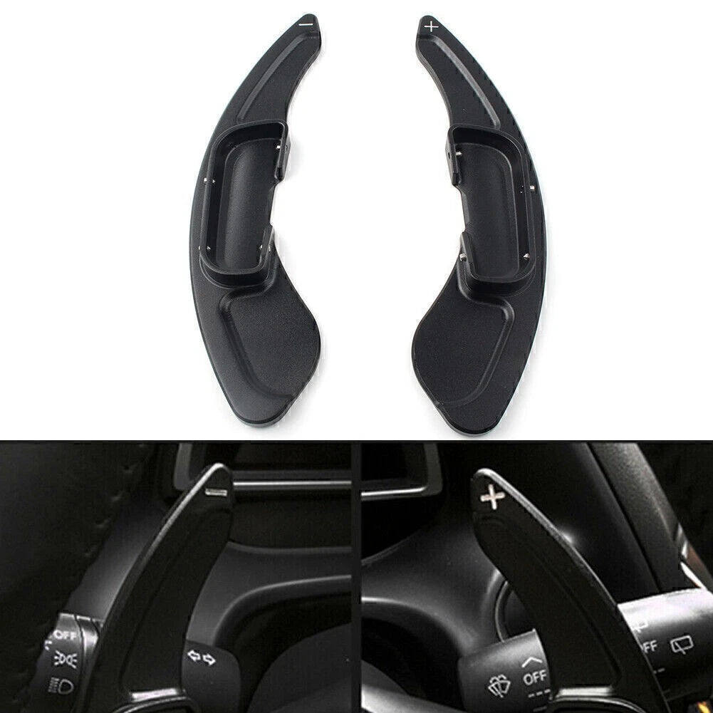 Black Steering Wheel Shift Paddle Shifter for Mazda Atenza/Axela (2014–2018)