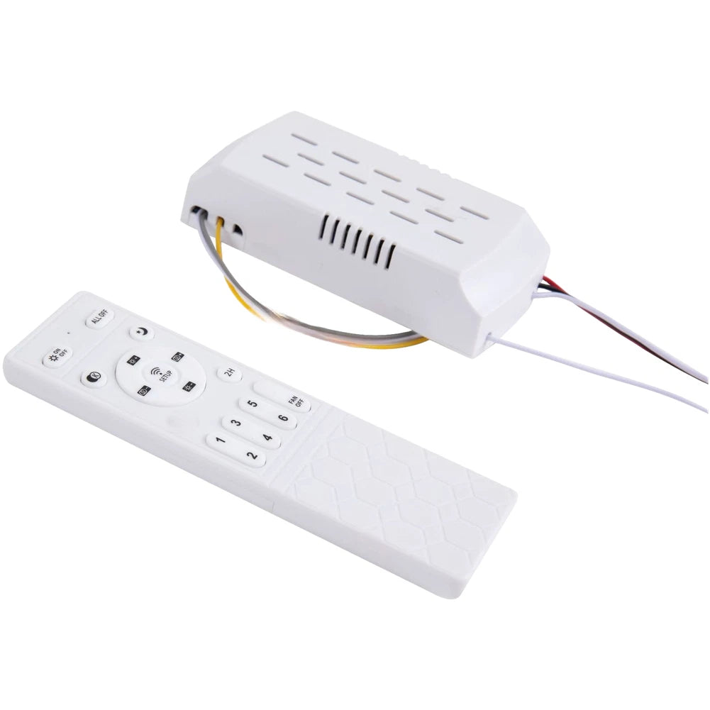 Ceiling Fan Light Controller with 6 Remotes for 220V Systems