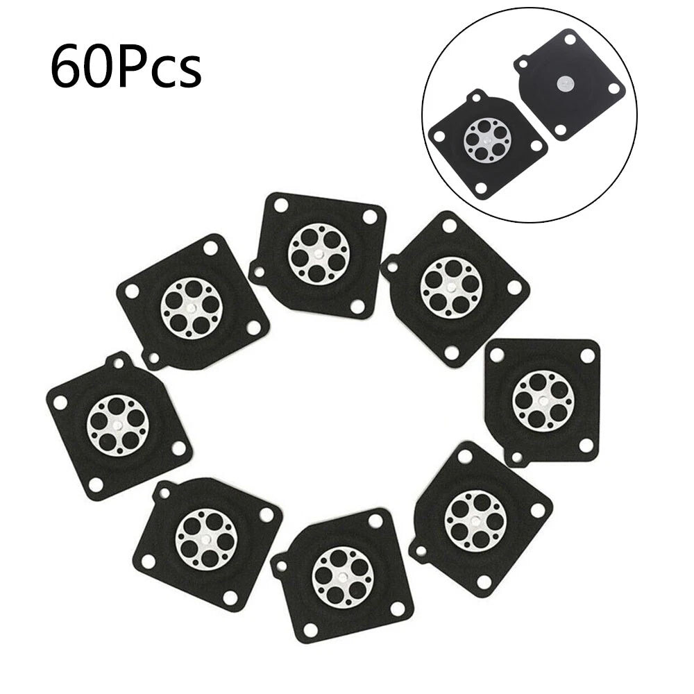 60Pcs Metering Diaphragm for ZAMA C1U Carburetor Chainsaw Parts