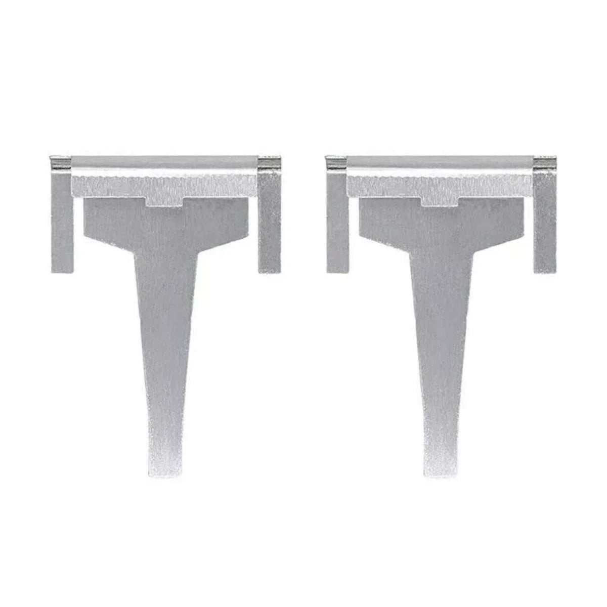 2X Galvanized Refrigerator Drain Clip Evaporator Replacement