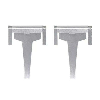 2X Galvanized Refrigerator Drain Clip Evaporator Replacement