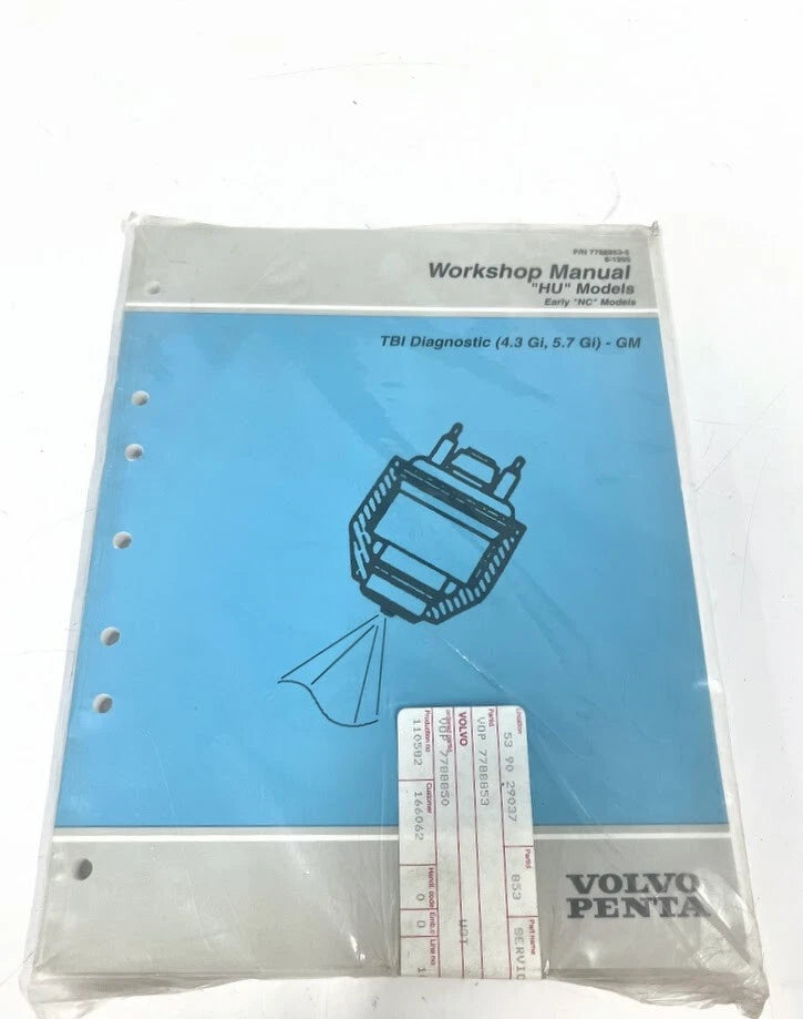 Workshop Manual for Volvo Penta 4.3 Gi, 5.7 Gi (7788853-5)