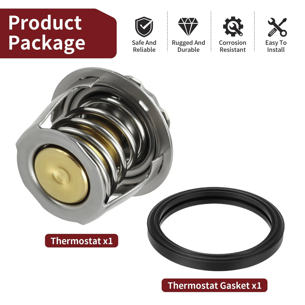 Thermostat & Gasket for Kawasaki Ninja 250R EX250F, Versys-X 300 (2008–2020) 49054-1056
