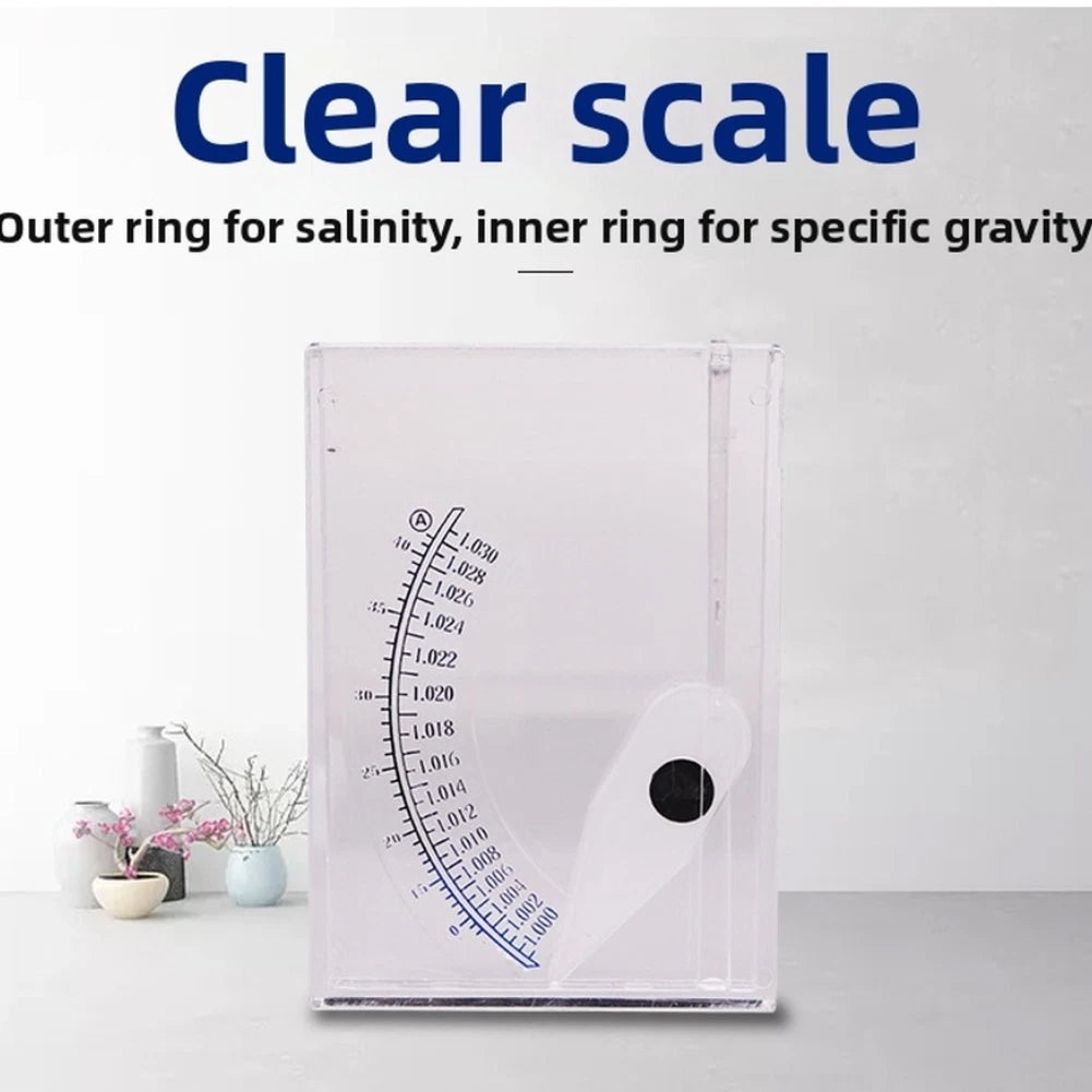 Transparent Salinometer for Accurate Saltwater Measurement
