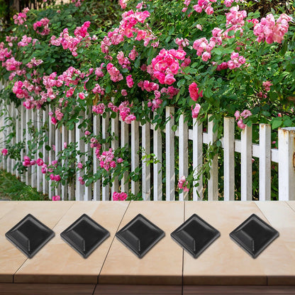 16 Pack of 4x4 Black Post Covers for Fence and Deck Protection