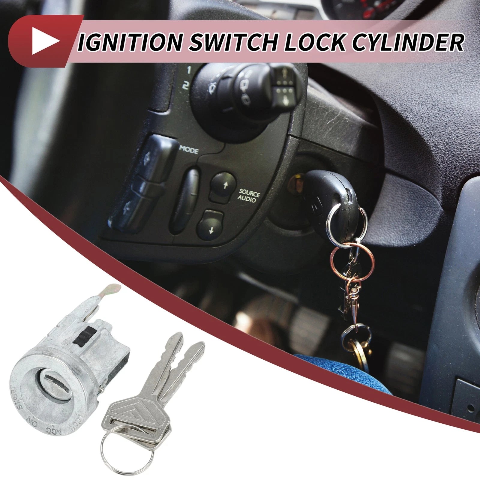 Ignition Lock Cylinder Replacement for Toyota Pickup (1984–1987)