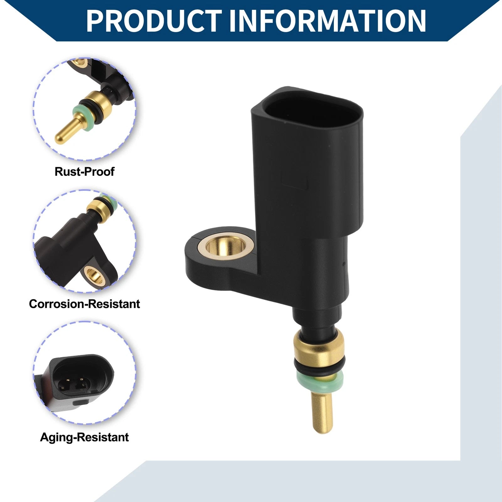 Engine Coolant Temperature Sensor No. 03F919501A for Audi A8 (2012–2016)