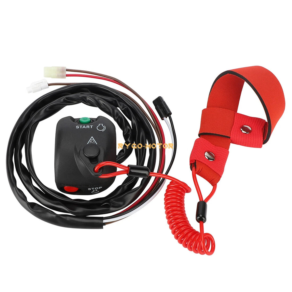 Start Stop Switch Box & Lanyard Key for Yamaha Waverunner XLT1200 (2001–2005)
