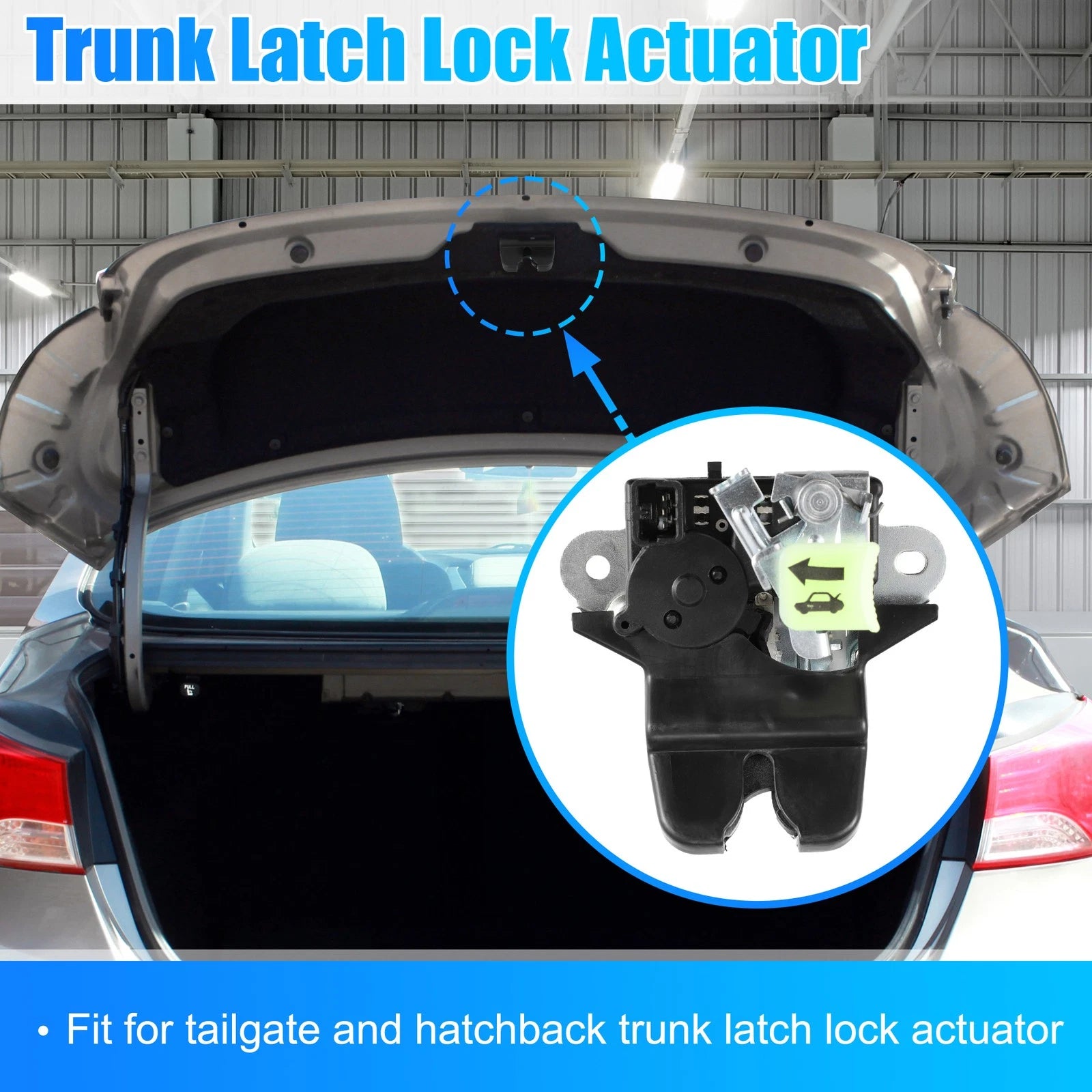 Tailgate Rear Trunk Latch Lock Actuator Replacement for Hyundai Sonata (2018–2019)