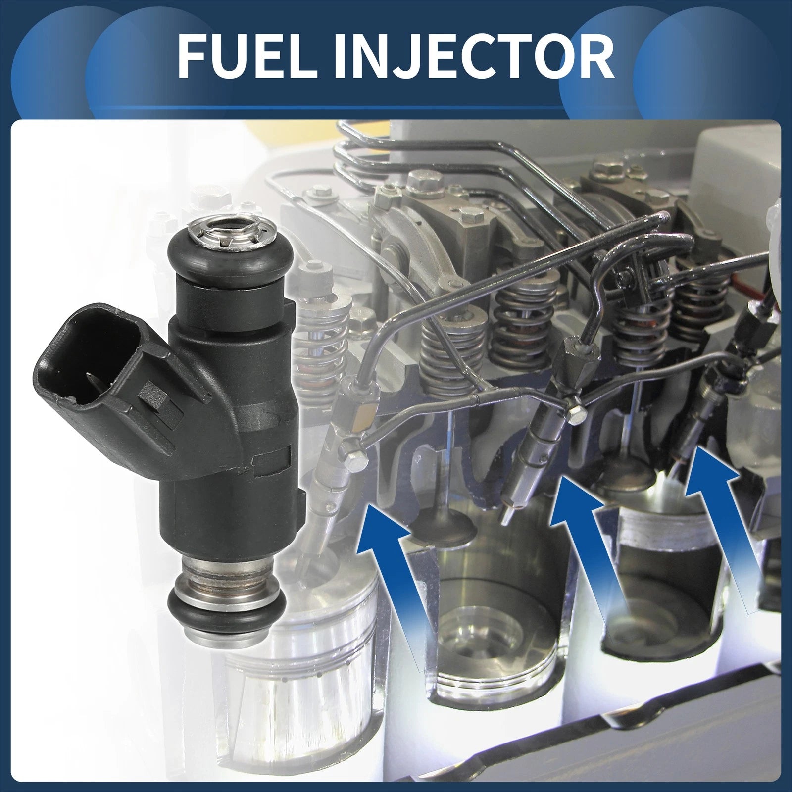 Fuel Injector Replacement for Chevrolet Impala LS LT (2007–2010) 3.5L