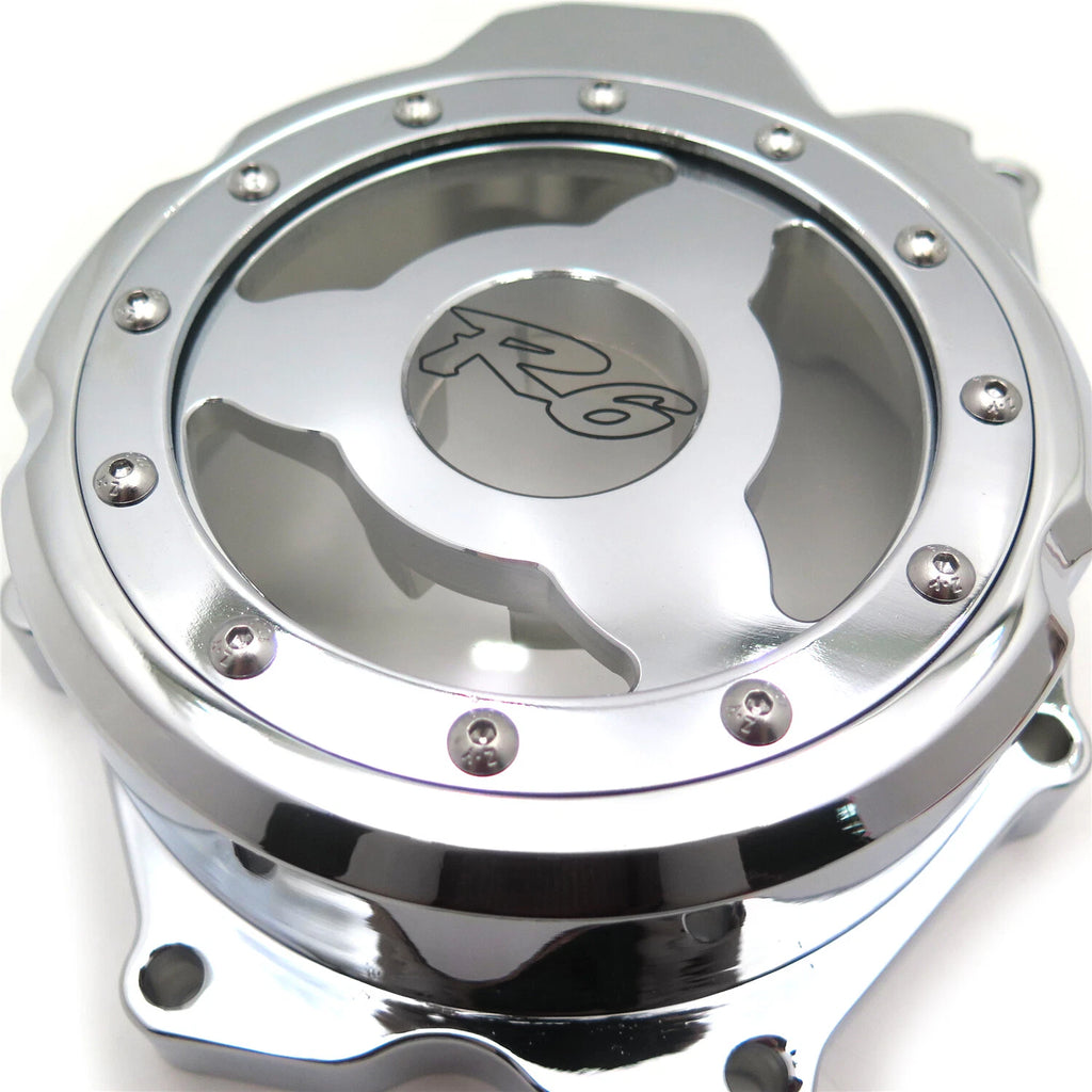 Left Billet Engine Stator Cover for Yamaha YZF-R6 (2006–2021) Chrome
