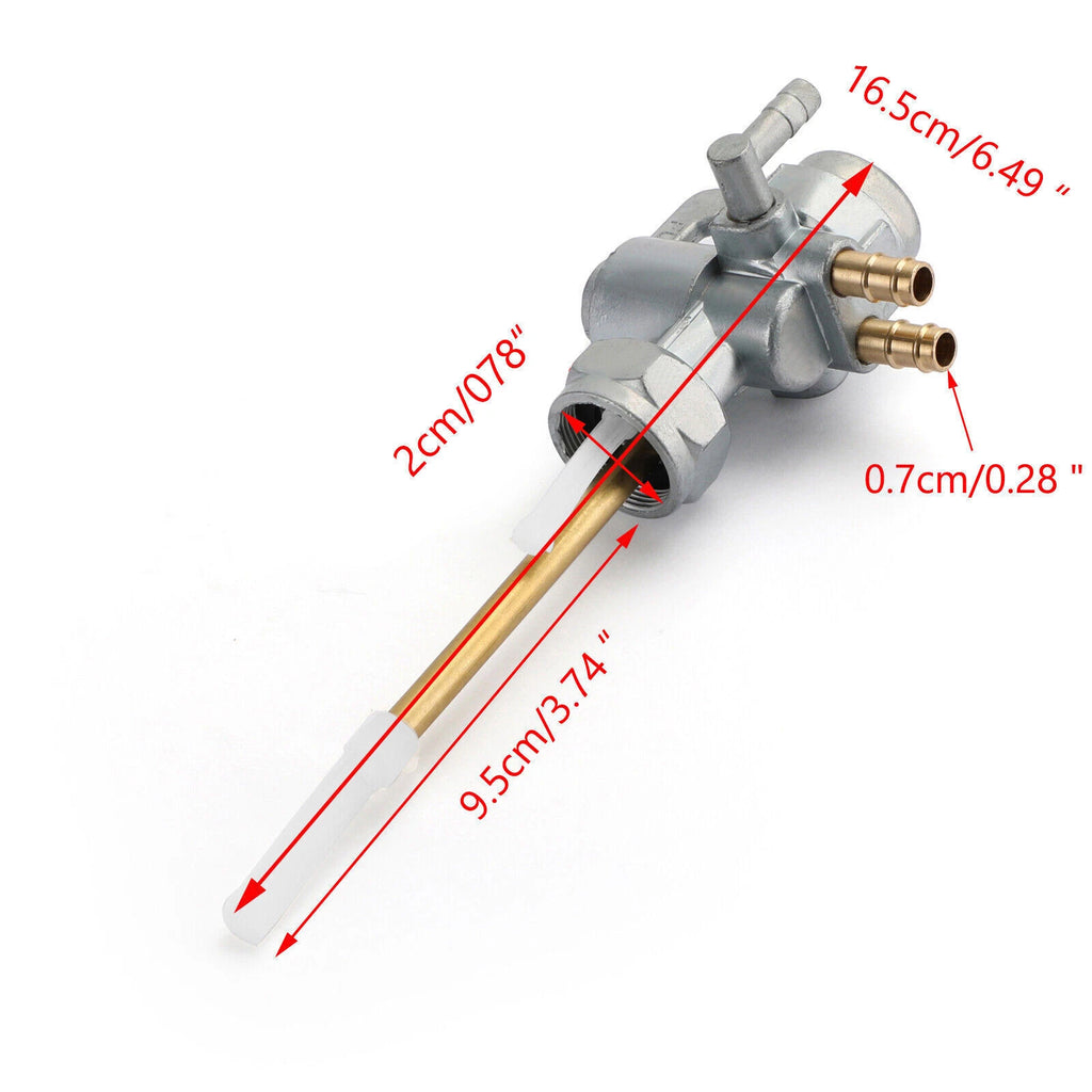 Gas Fuel Petcock Valve 51023-040 for Kawasaki H1 H2 KH500 (1969–1976)
