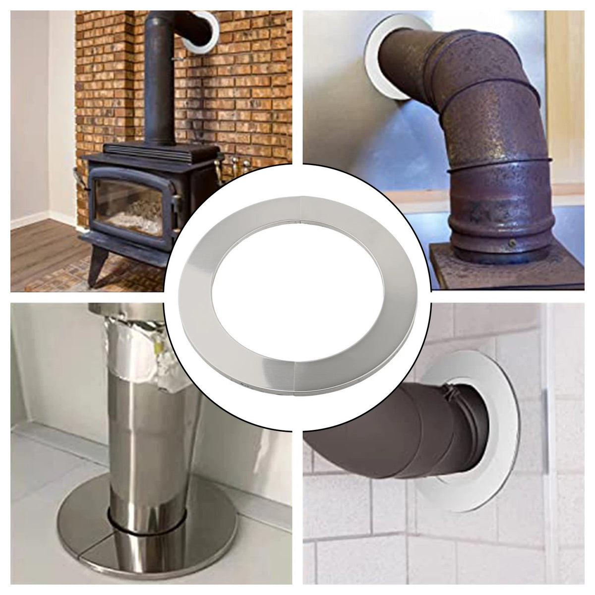 Stainless Steel Decorative Cover for Showers & Water Heaters