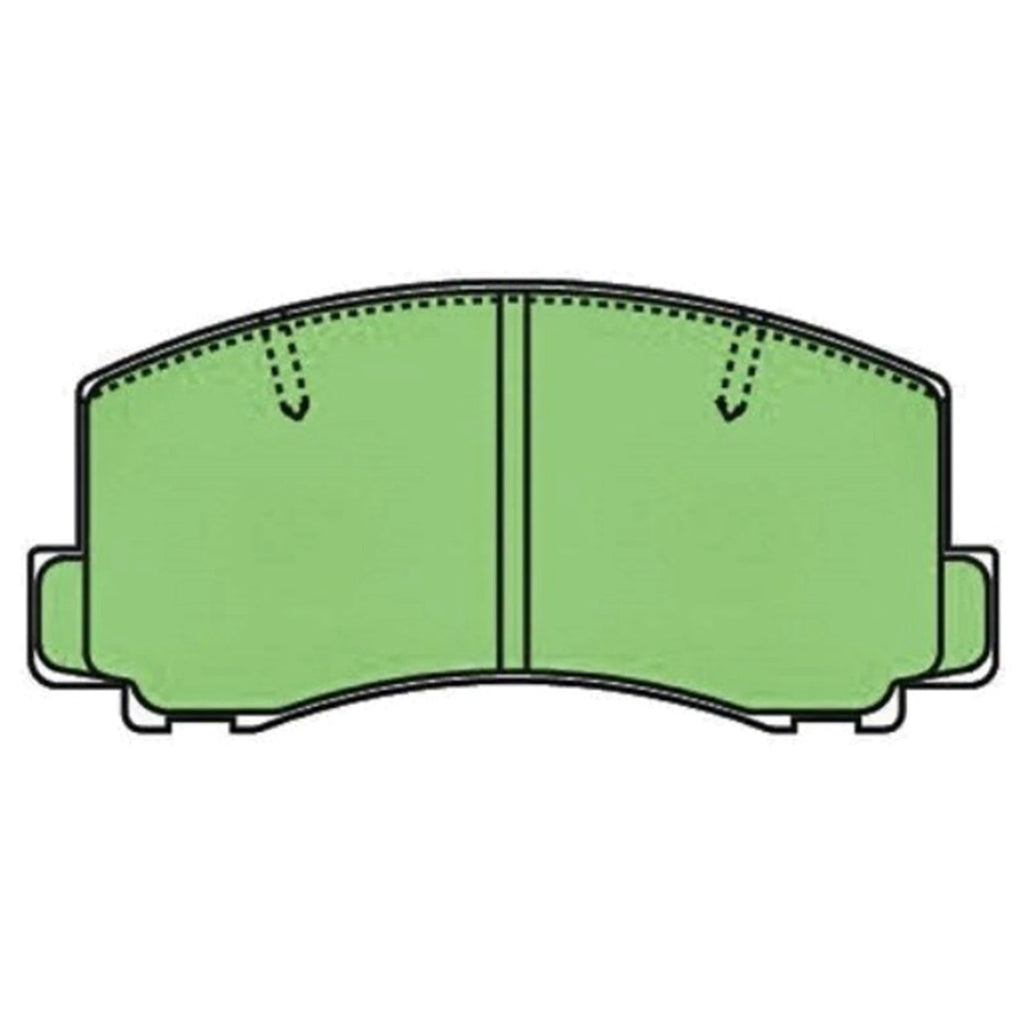 Front Disc Brake Pad Set for Holden Nova LE LF (1989–1994)
