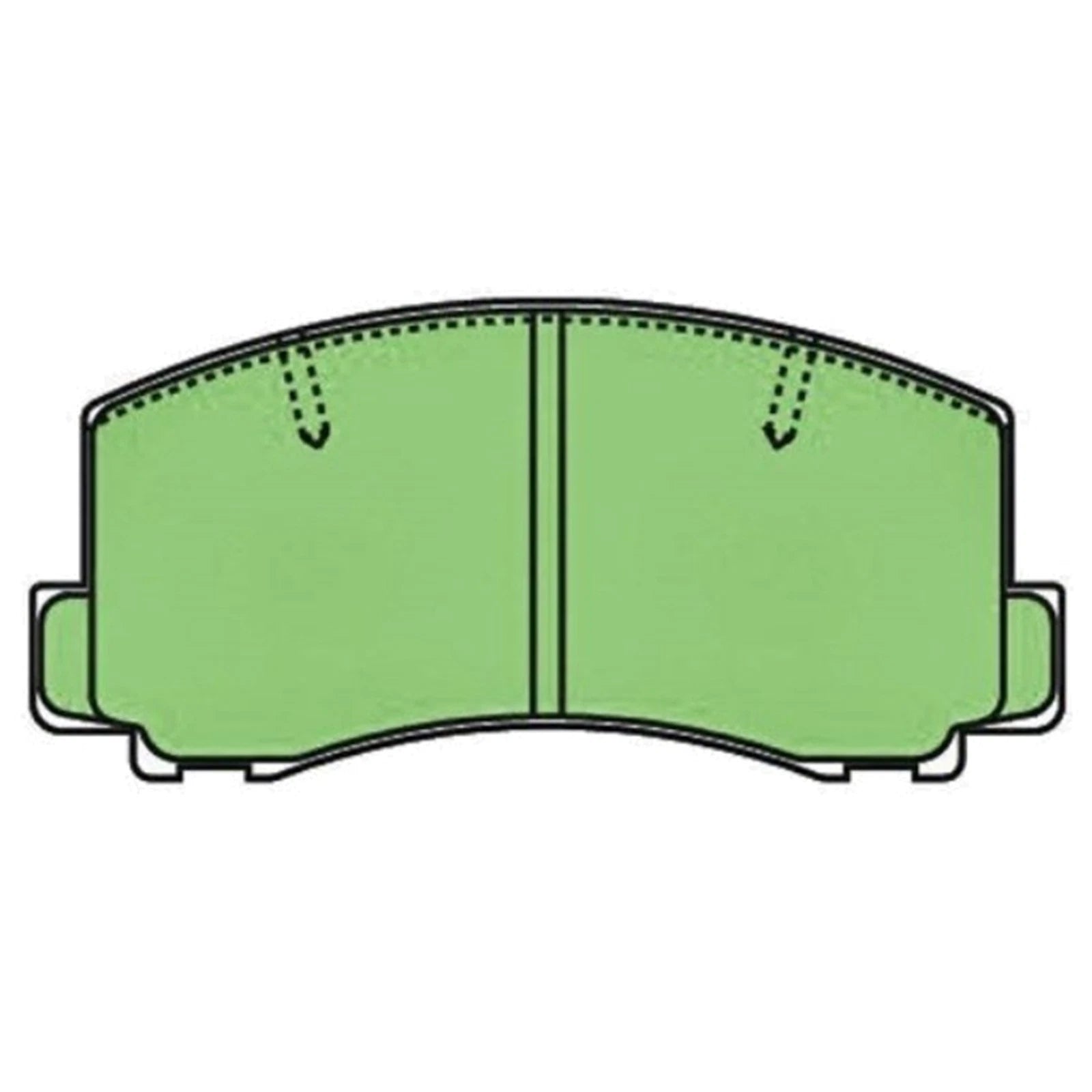Front Disc Brake Pad Set for Holden Nova LE LF (1989–1994)