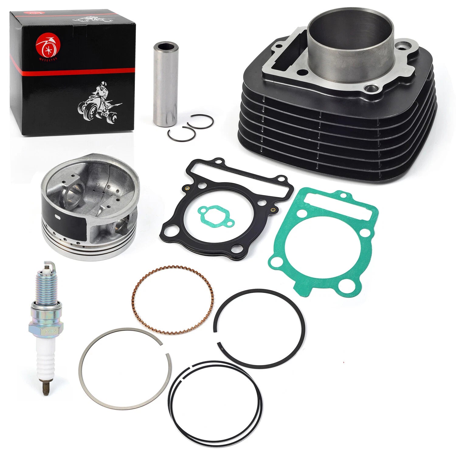 Top End Kit for Yamaha Big Bear 350 YFM350 4x4 (1987–1999) - Piston, Gasket