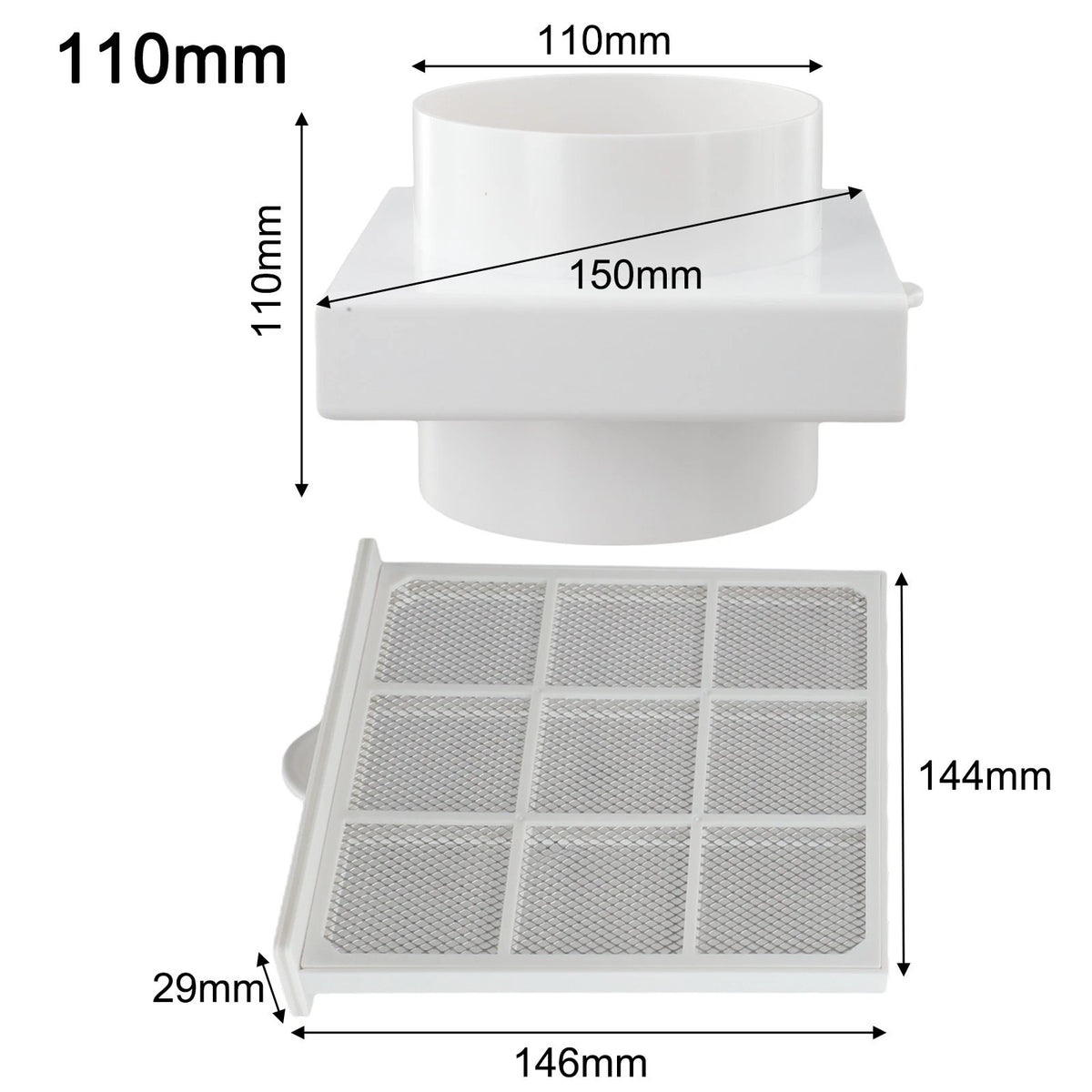 Aluminum Alloy Mesh Duct Air Filter for Effective Dust Removal