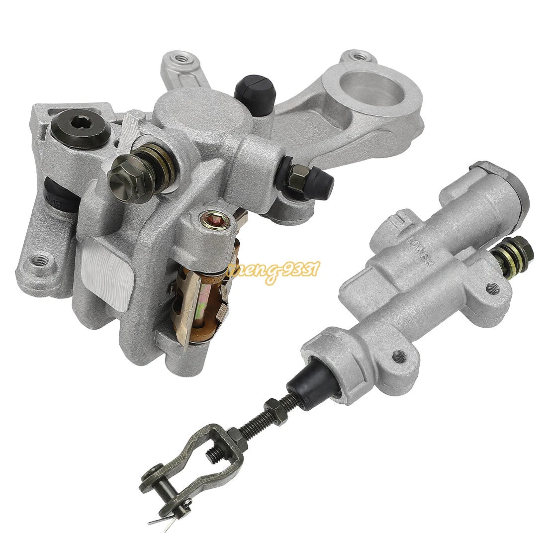 Rear Brake Master Cylinder & Caliper Assembly for Honda CRF250 CRF450 (2004–2023)