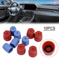 10pcs Plastic Protective Caps for Auto Air High/Low Side