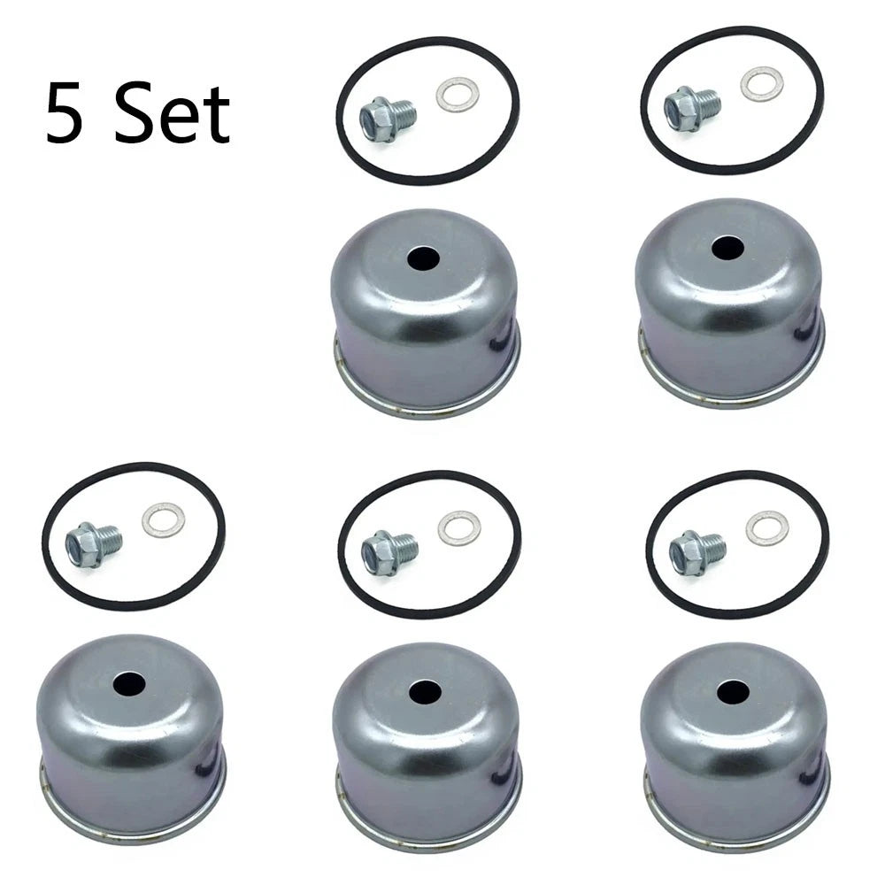 Set of 5 Carburetor Float Bowl Parts for B&S 495933 494378 693614