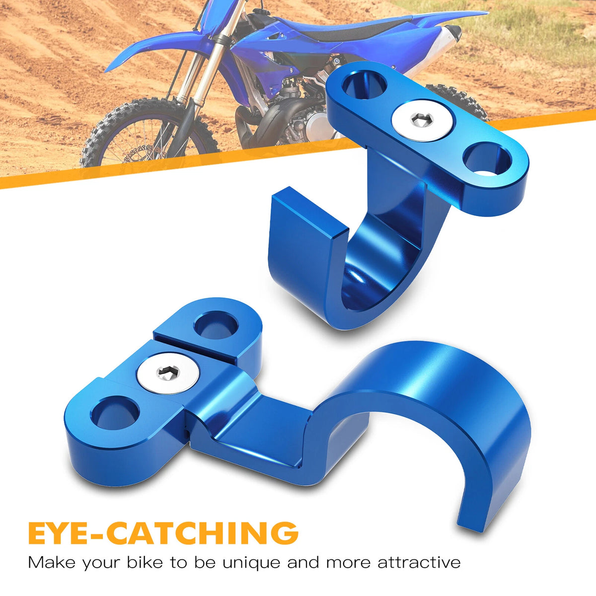 Rear Brake Line Cable Clamp Guide for Yamaha WR250F 450F YZ450F (2006–2023)
