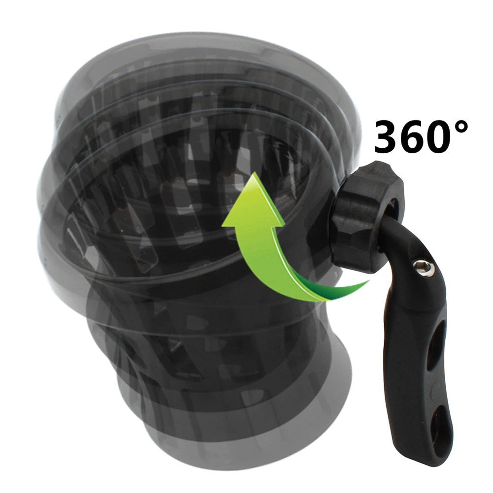 Handlebar Cup Holder Drink W/ Mesh Basket Mount Universal Fit Motorcycle Chrome