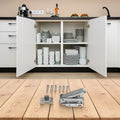 2X Invisible Push to Open Mechanism Automatic Bouncer Locks for Cabinets