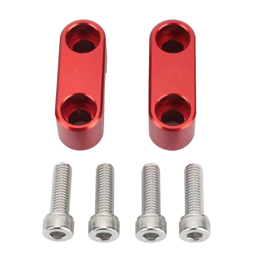 2pcs Red Motorcycle Handlebar Clamp Cover for Honda CRF300L Rally 2021-2024