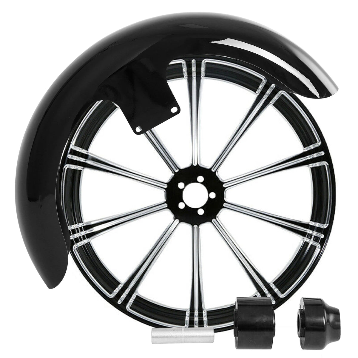 Front Fender Wheel Rim Hub for Harley Touring (2008–2013) 21" X 3.5"
