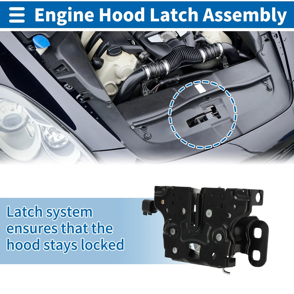 Hood Latch Assembly for Jeep Compass (2017–2019) No. 68248965AD